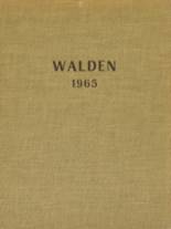 Walden High School 1965 yearbook cover photo