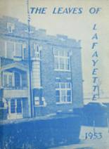 Lafayette Central High School 1953 yearbook cover photo