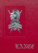 Hamilton High School 1982 yearbook cover photo