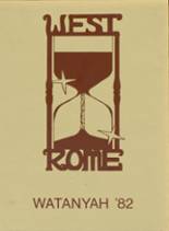 1982 West Rome High School Yearbook from Rome, Georgia cover image