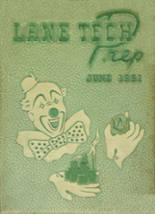 Lane Technical High School 1951 yearbook cover photo