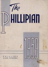 Phillips High School 1959 yearbook cover photo