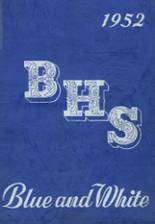 Berwick High School 1952 yearbook cover photo