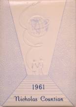 Nicholas High School 1961 yearbook cover photo