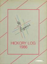 Hickory High School 1986 yearbook cover photo