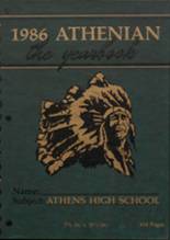 Athens High School 1986 yearbook cover photo