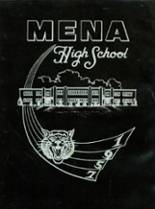 Mena High School 1957 yearbook cover photo