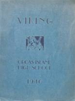 Orcas Island High School 1940 yearbook cover photo