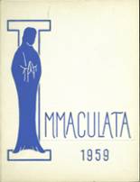 Immaculata High School 1959 yearbook cover photo