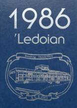 Aledo High School 1986 yearbook cover photo