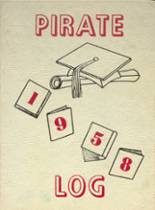 Pinckney High School 1958 yearbook cover photo