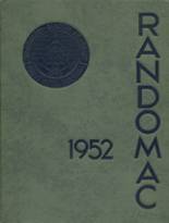 Randolph-Macon Academy 1952 yearbook cover photo