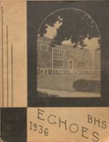 Boonton High School 1936 yearbook cover photo