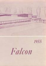 Elmira High School 1955 yearbook cover photo