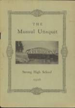 Strong High School 1926 yearbook cover photo
