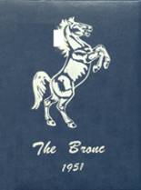 Gordon High School 1951 yearbook cover photo