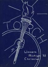 Western Michigan Christian High School 1951 yearbook cover photo