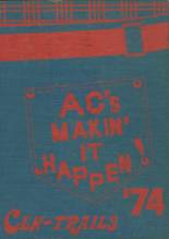 Adams Central High School 1974 yearbook cover photo