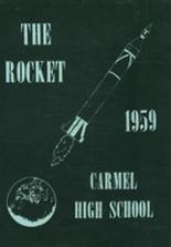 Carmel High School 1959 yearbook cover photo