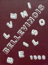 Belleville Township High School 1985 yearbook cover photo