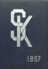 South Kingstown High School 1957 yearbook cover photo