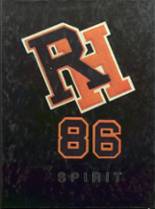 Roth High School 1986 yearbook cover photo