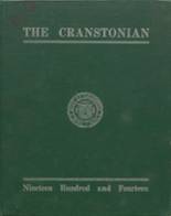 Cranston High School East 1914 yearbook cover photo