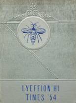 1954 Lyeffion High School Yearbook from Evergreen, Alabama cover image