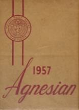 Mt. St. Agnes High School 1957 yearbook cover photo