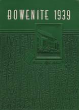 Bowen High School 1939 yearbook cover photo