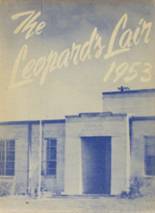 Van Vleck High School 1953 yearbook cover photo