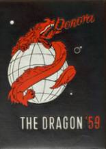 Donora High School 1959 yearbook cover photo