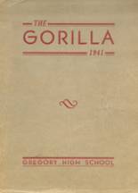 Gregory High School 1941 yearbook cover photo