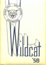 Byars-Hall High School 1958 yearbook cover photo