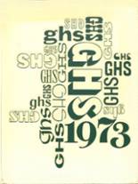 Greenfield High School 1973 yearbook cover photo