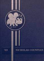 Nicholas High School 1969 yearbook cover photo