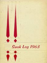 Sauk City High School 1963 yearbook cover photo