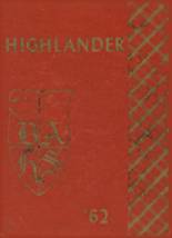 Bel Air High School 1962 yearbook cover photo