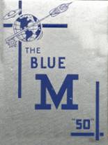 Manhattan High School 1950 yearbook cover photo