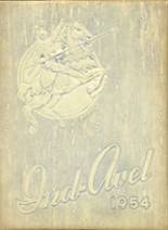 Avella High School 1954 yearbook cover photo