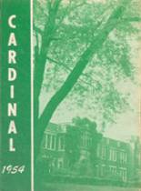 Clarinda High School 1954 yearbook cover photo