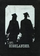 Dundee High School 1971 yearbook cover photo