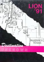 McKinney High School 1991 yearbook cover photo
