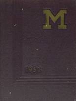 Montevideo High School 1952 yearbook cover photo