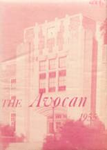 Central High School 1955 yearbook cover photo