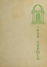 Benson High School 1939 yearbook cover photo