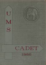 University Military School  1966 yearbook cover photo