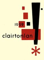 Clairton High School 1959 yearbook cover photo