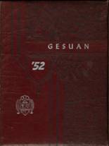 Gesu High School 1952 yearbook cover photo