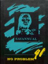 Savannah High School 1991 yearbook cover photo